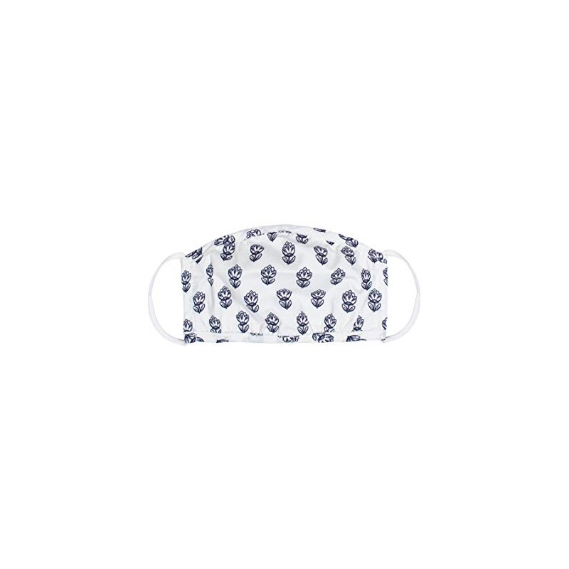 Hatley Double Layer Face Mask with Ear Elastic, Little Flowers,