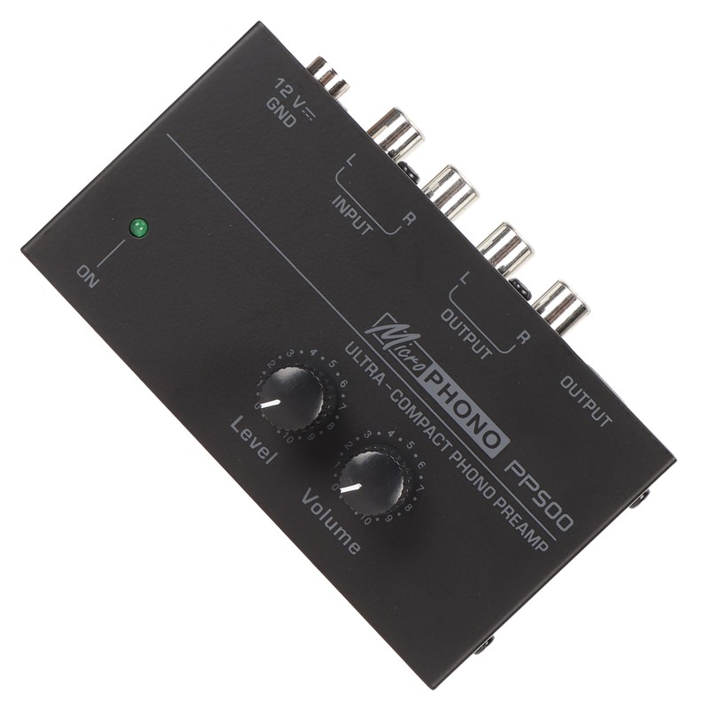 Phono Turntable Preamp Ultra Low Noise Independent Volume Control Phono