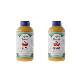 Bixa Liquid Microbial Rennet For Cheese Making | Vegetarian | Milk Coagulant | Non GMO | CUAJO BIXA LIQUIDO | CUAJO PARA QUESO | 17 fl oz (Pack of 2, 34 Fl Oz)