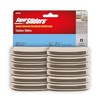 Softtouch 2.87 x 0.87 Inch Rectangle Plastic Self-Stick Furniture Sliders