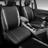 CAR PASS Rhinestone Bling Diamond Car Seat Covers Leather Shining