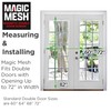 Magic Mesh Double Door- Hands Free Magnetic Screen Door, Fits