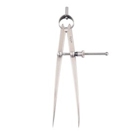 Starrett Yankee - Divisor tipo resorte con acero de alta calidad, resorte de arco y tuerca de resorte de ajuste rápido, tamaño y capacidad de 6 pulgadas, tipo de junta de resorte - 83B-6