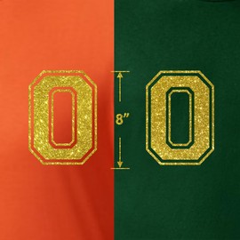 Transferencia térmica termoadhesiva de 8 pulgadas de alto para camisetas deportivas, camisetas, fútbol, béisbol, baloncesto, uniformes de equipo. Duradero, fácil de aplicar, bricolaje. Shine Bright