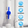 8PCS 3/4" PVC Ball Valve, Shut-Off Ball Valve Socket with