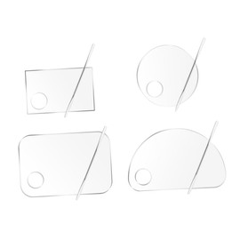 FOMIYES Complete Makeup Kit Full Palette Acrylic Mixing Tray for Salons Home Use