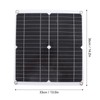 Solar Panel Kit 20W 12V Monocrystalline IP65 Waterproof DIY Solar