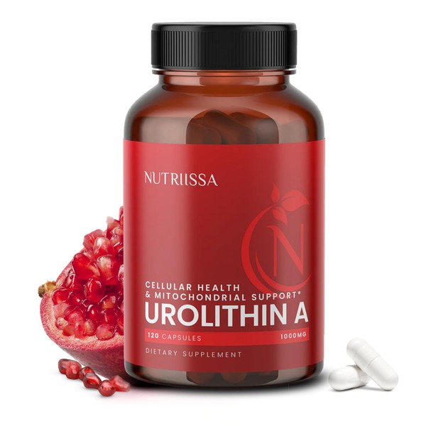 Nutriissa Urolithin A 1000mg - Advanced Cellular Rejuvenation, Muscle Strength