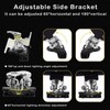 Fayelume 2PCS Ditch Light Brackets, LED Light Bar Mounts, Engine