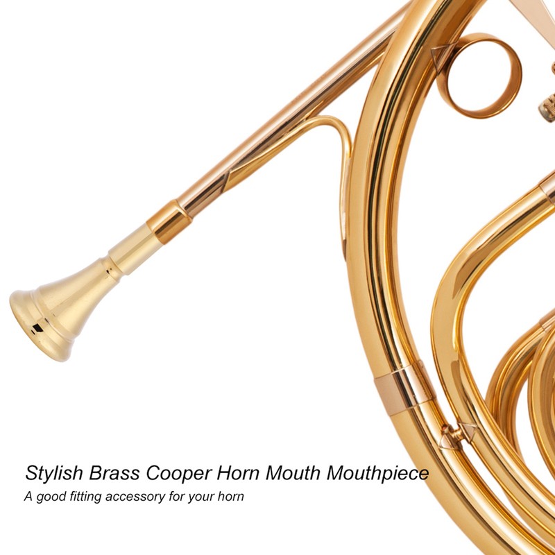 New Durable Stylish Brass Cooper Horn Mouth Mouthpiece Replacement