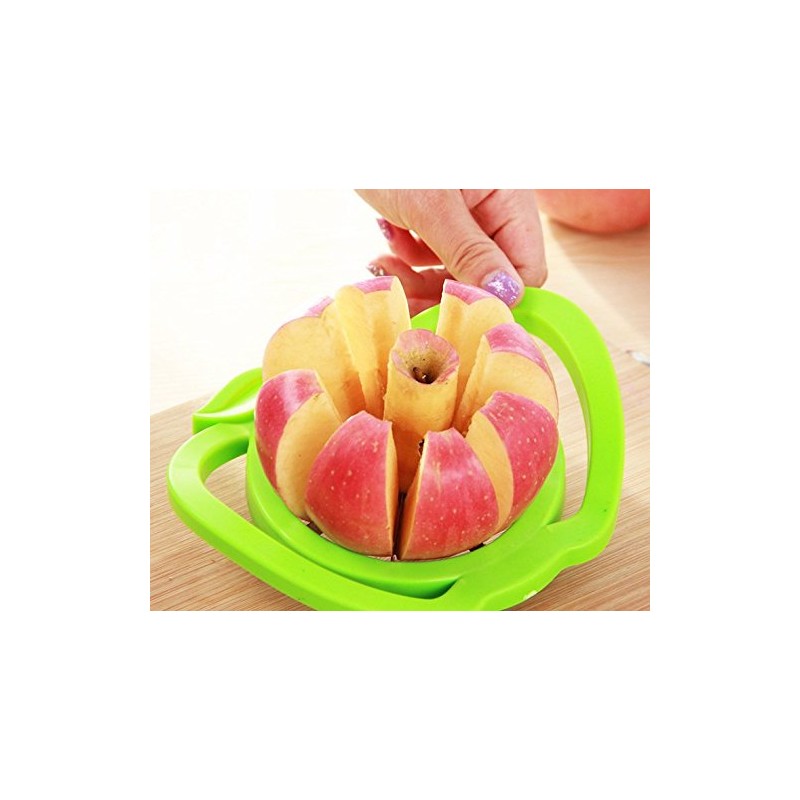 WOIWO Fruit Splitter Stainless Steel Denucleation Tool Apple Slicer