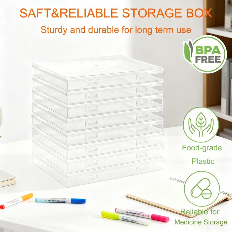 Photo Storage Box 5 x 7 Inches, 10 Inner Extra