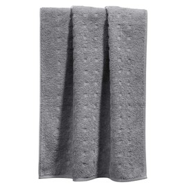 Möve Quadretti Walk-Towelling Towel Grey Size 50 x 100 cm