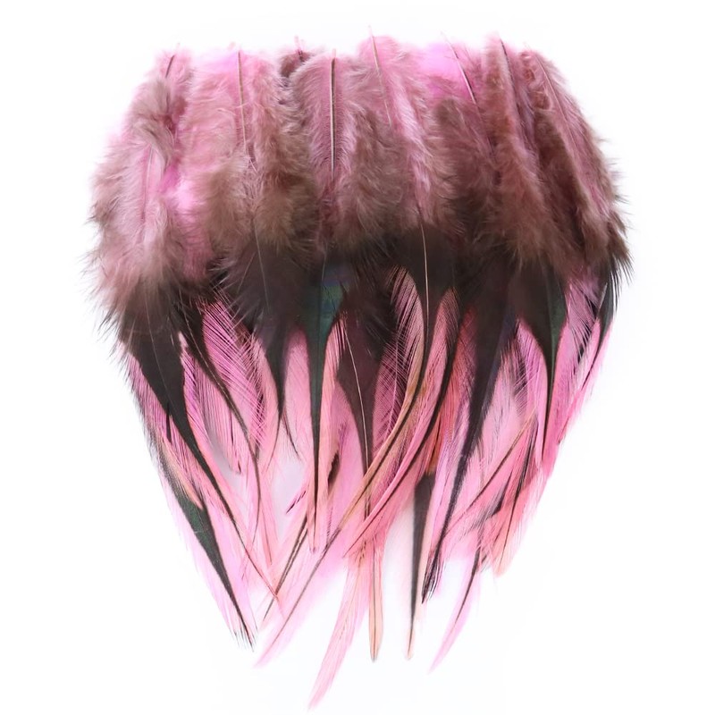 FEARAFTS Rooster Saddle Feathers for Crafts Decoration DIY Jewelry Making