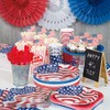 USA Flag Round Dessert Plates - 7" (8 Count) –