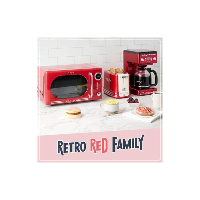 Nostalgia Retro 12-Cup Programmable Coffee Maker With LED Display, Automatic