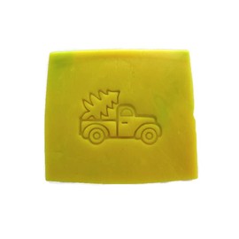 Truck and tree stamp