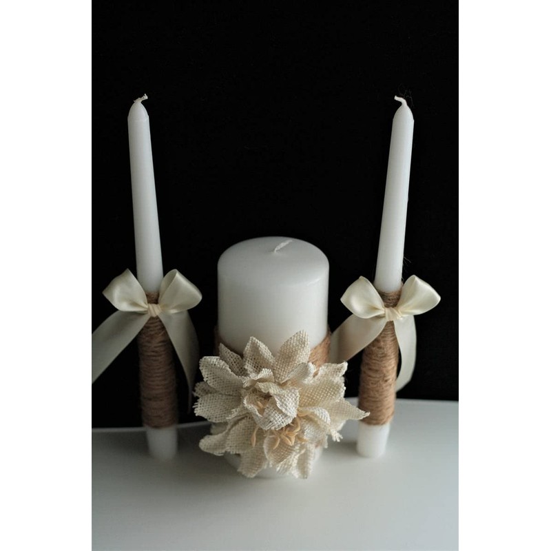 Rustic Wedding Decor, Flower Girl Basket and Ring Bearer Pillow