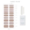 JMEOWIO Glitter Nail Foil UV Hardening Gel Nail Strip Sticker