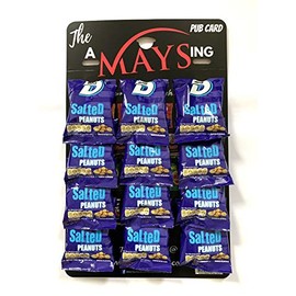 Big D Pub Nuts - BFS Original Amaysing Pub Snack Card (12 x 50g Packs Salted on a Pub Card)
