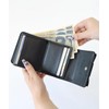 SecretDoor 333043-01 Black Trifold Wallet, Women's, Trifold Wallet, Compact Wallet,