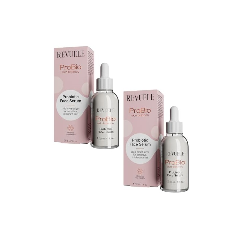 REVUELE PROBIO SKIN BALANCE PROBIOTISCHES GESICHT Face SERUM 2er Pack.