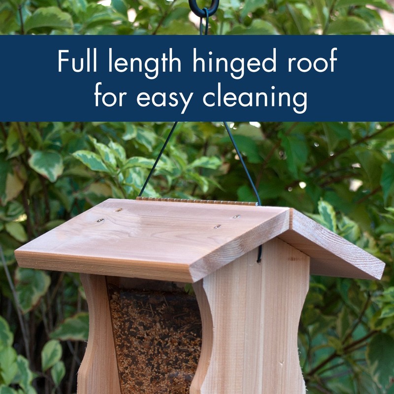 Woodlink PRO1 Cedar Premium Bird Feeder