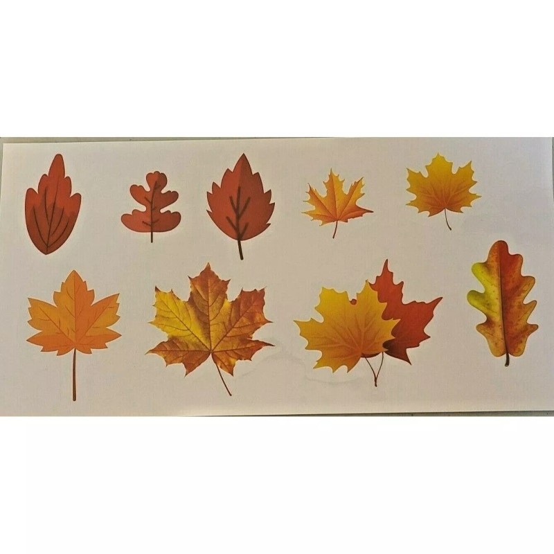 Unbranded 146 PCS 12 Sheets Thanksgiving Window Clings Fall Window