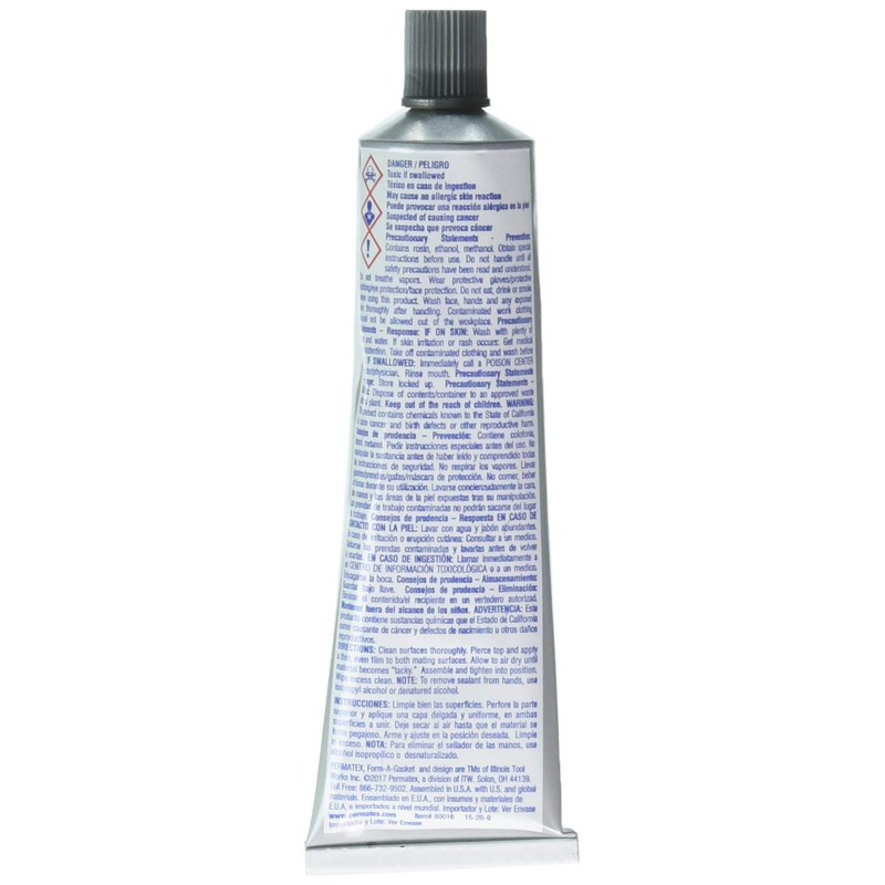 Permatex 80016 Form-A-Gasket #2. 3 oz.