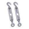 2Pcs 316 Stainless steel turnbuckle rigging screw hook to eye