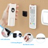 4 Pack Magnetic Remote Control Holder Wall-Mounted Remote Control Wall