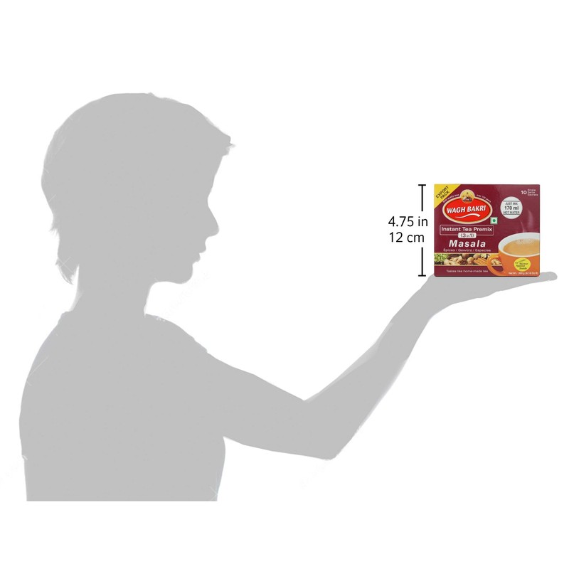Great Bazaar Wagh Bakri Instant Masala Chai Tea, 260 Gram