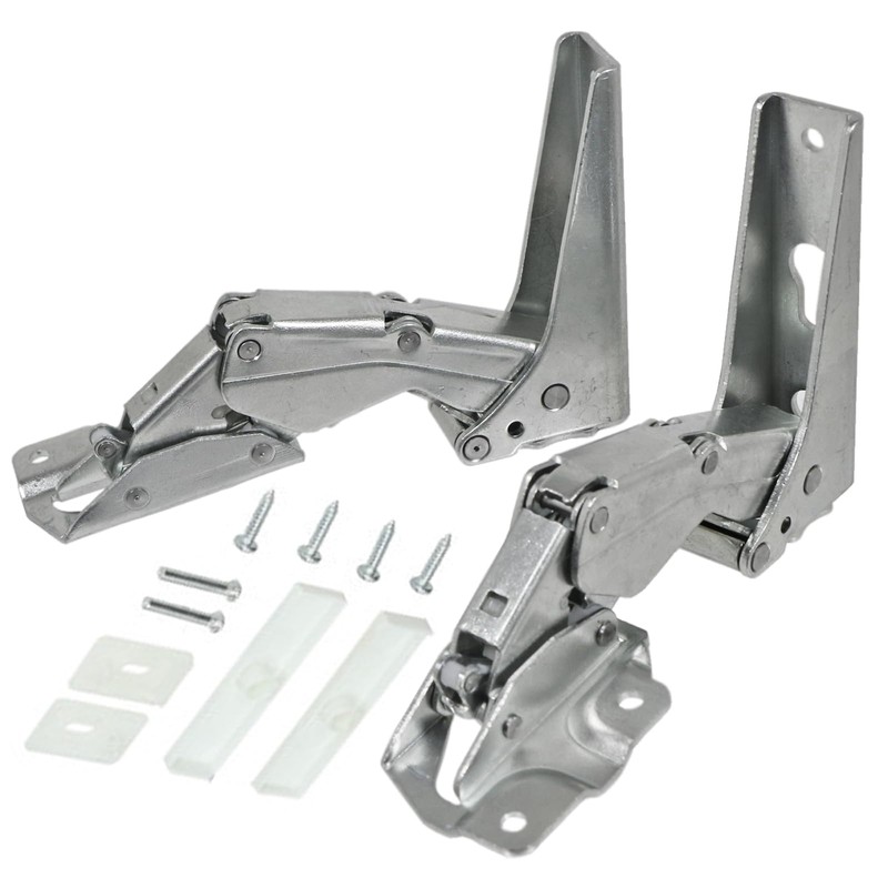 SPARES2GO Integrated Upper & Lower Door Hinge Kit Compatible with