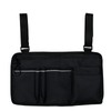 Wheelchair Armrest Accessories Side Bag，Wheelchair Bag，Multi-Pocket Reflective Tape mesh Pocket