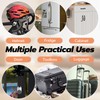 Fingerprint Cable Lock, eLinkSmart Fridge Locks with Bluetooth APP Control,