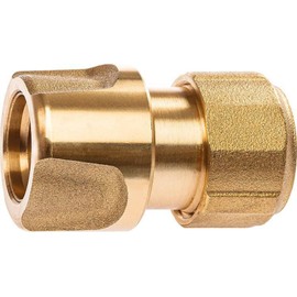 Geka 801KSB Hose Piece Drinking Water 1/2 13mm Dvgw VP550 of Brass, Gold, 18 x 8 x 13 cm