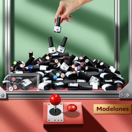 modelones 40 PCS Gel Nail Polish Set, 36 Colors Summer White Yellow Green Hot Pink Gel Polish Kit Nude Brown Black Red Glitter Nail Polish W Base& Matte& Glitter& Glossy Top Coat LED Soapnails Gift