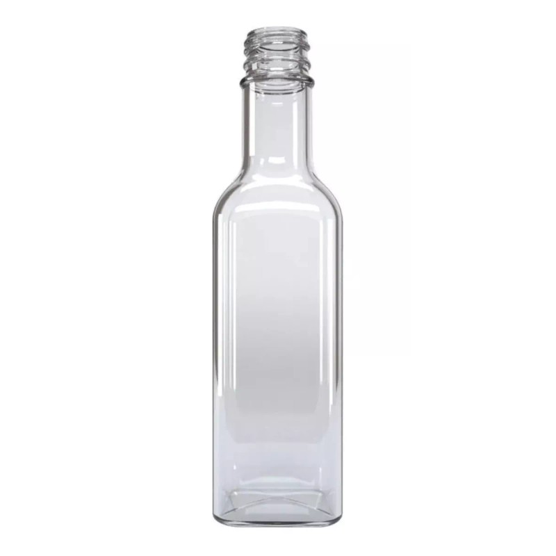 OI Botella Tequilera Cuadrada Verde 500ml + Tequilera 250 Tran