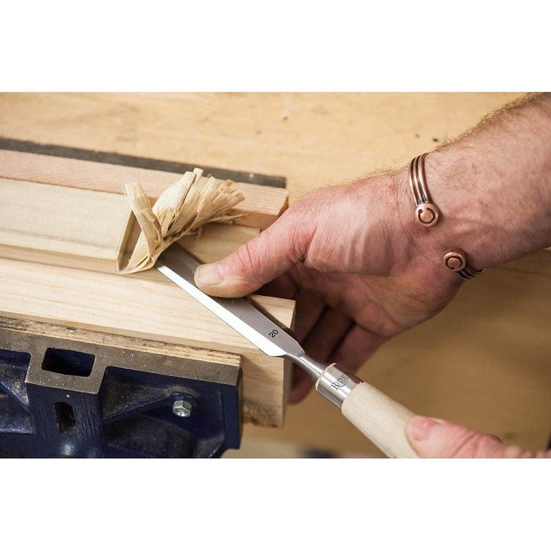 Axminster Rider Bevel Edge Chisel Hornbeam Handle - 3mm