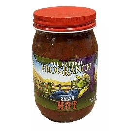 Frog Ranch All Natural Hot Salsa 16 oz