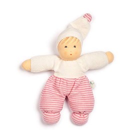 Nanchen Organic Cotton "Mopschen" Waldorf Doll, Pink