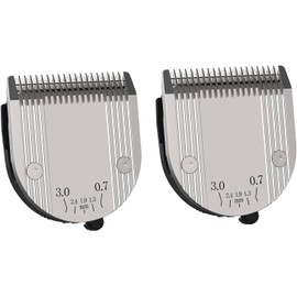 Cuchillas de repuesto ajustables 5 en 1, compatibles con Wahl Animal Clipper Arco, Bravura, Chromado, Creativa, Figura, y Motion Pet, Perro y Caballo (dorado/2 piezas)