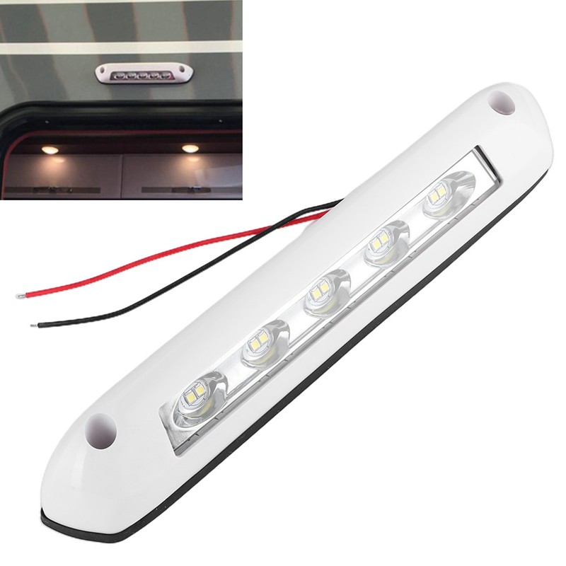 12V/24V RV LED Light Universal 8W Waterproof Awning Porch Lamp