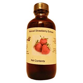 Strawberry Flavoring - Beverages - Ice Cream - Fillings - Sauces - Frosting - Dressing - Non-GMO - Kosher - Gluten Free - Vegan - 4 oz