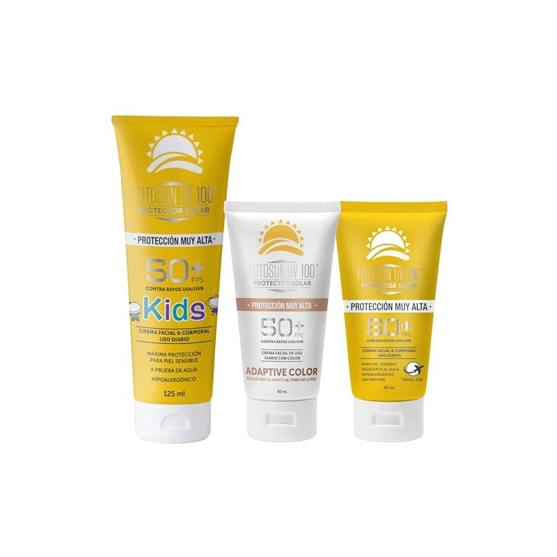 Fotosun 100 Protector Solar Facial Bloqueador Fps Protección Contra Rayos