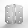 goldenwarm 3 Pieces Satin Nickel Door Hinges 4 x 4