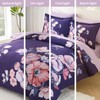 LLDSYW King Size Comforter Set - 7 Pieces Floral Comforter