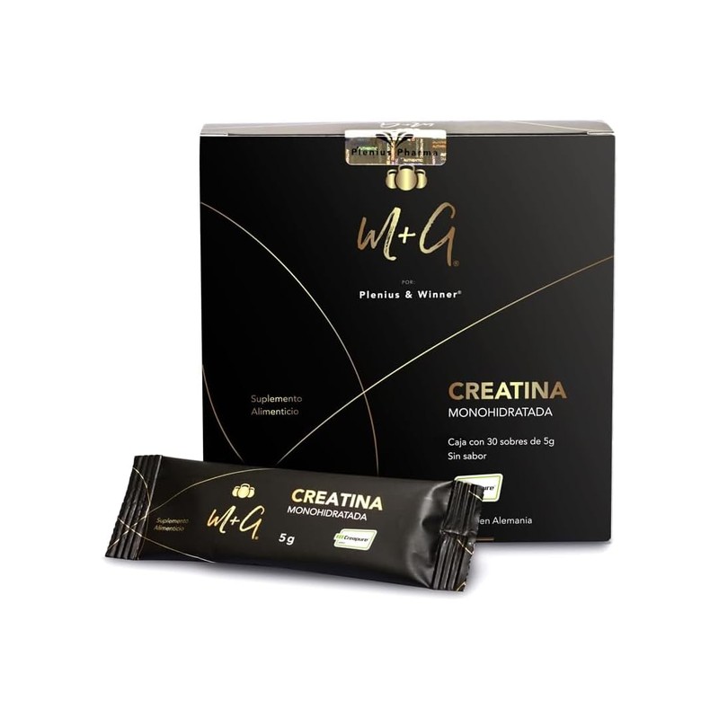 PLENIUS & WINNER M+G | Creatina Monohidratada Creapure 100% Pura