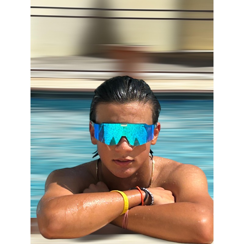 JGMF MF Sport Sunglasses, White