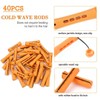 40pcs Cold Wave Perm Rods Set for Women's Long &